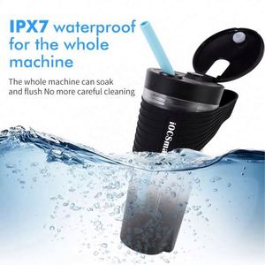 Licuadora Portátil de 6 Cuchillas, Mini Mezcladora, Extractor de Jugos, Licuadora Eléctrica USB para Smoothies con Pajita - Product Image 6