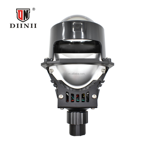 Lampe de projecteur Bi-LED 100W 10000lm Blanc 6000K Faisceau haut/bas IP68 Étanche Mini phares H4 Ventilateur de refroidissement Lumière laser Lentille LED - Product Image 3