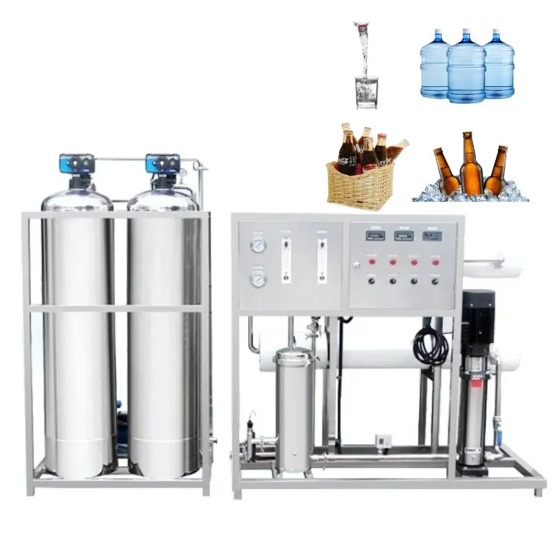 家庭用純粋な飲料水製造工業処理Roシステムフィルター精製プラントマシン1000L/H逆浸透