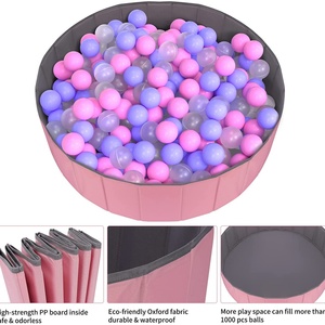Piscina de Pelotas Portátil de PVC y Piscina para Mascotas con Tamaño y Color Personalizables para Uso Escolar Infantil en Interiores/Exteriores - Product Image 2
