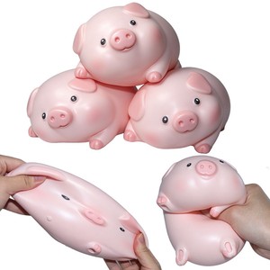 ของเล่นบีบรูปหมู TPR Slow Rise Flour Pig ของเล่นบีบแก้เครียดขนาดเล็ก - Product Image 1