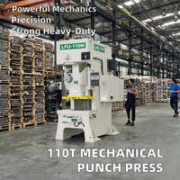 Presse à poinçonner mécanique 110T pour la fabrication de tôles de précision et le formage des métaux