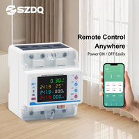 Reconectador WiFi Trifásico 100A 4P con Protección contra Pérdida de Fase, Venta al por Mayor, Envío Aéreo, Soporte Técnico, Fábrica Líder, 10000 unidades/mes, Industrial