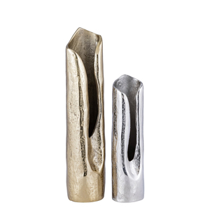 Super Selling Metal Decorative <b>Vase</b> <b>Set</b> Modern Abstract Flower <b>Vase</b> Cutout Design Gold Silver Home Table Decor - Product Image 5