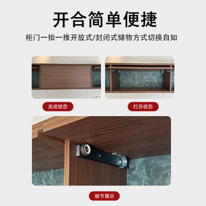 Riel deslizante de aleación de aluminio silencioso para puerta de armario, guía superior para accesorios de ferretería de estanterías - Product Image 3