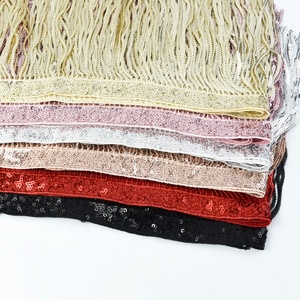 Meetee RC402 14cm DIY Handmade Dance Performance Clothing Bags Sewing Accessories 6 Colors <strong>Sequins</strong> Tassel Trim <strong>Ribbon</strong> Fringe - Product Image 3