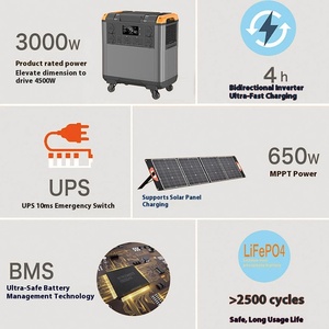 緊急電源T50 5000WH <span class=keywords><strong>UPS</strong></span>ソーラーパネル電源家庭用エネルギー貯蔵システムMPPT - Product Image 3