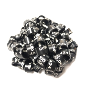 Personalizado personal <span class=keywords><strong>paloma</strong></span> <span class=keywords><strong>mensajera</strong></span> anillos en las aves pie anillos bandas de pierna para lovebird - Product Image 2