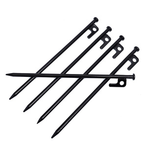 Piquets de tente en acier 20cm 25cm 30cm 40cm pour camping en extérieur, usage dans le désert, le gobi, les prairies et l'alpinisme - Product Image 5