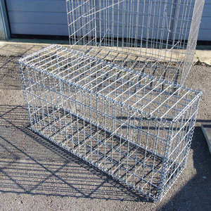 Mur en gabions en acier inoxydable et galvanisé pour extérieur avec couvercle, cage en fil de fer spiralé pour jardin, mur en pierres, boîte gabion soudée - Product Image 1