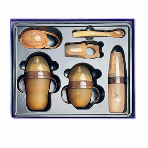 Ensemble complet d'alimentation pour nouveau-nés <span class=keywords><strong>6</strong></span> pièces : <span class=keywords><strong>biberon</strong></span> en silicone, sucette, cuillère, distributeur de fruits, <span class=keywords><strong>biberon</strong></span> pour céréales de riz - Product Image 3
