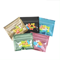 Recyclable Givré Couleur Gravure Imprimé PET & PE En Plastique Sac À Fermeture Éclair Stand up Pouch pour Scellé Bijoux Alimentaire Emballage