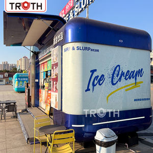 Remorque de cuisine mobile entièrement équipée Truth, chariot à hot-dogs et chariot à glaces, utilisable comme camion-remorque alimentaire - Product Image 4