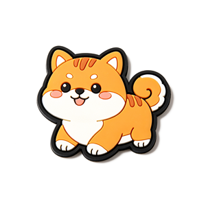 Parches de Goma de PVC Suave con Relieve 3D Ecológicos Personalizados, Etiquetas de Silicona con Forma de Animales de Dibujos Animados como Leones y Elefantes para Ropa Infantil - Product Image 2
