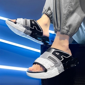 Chaussons pour hommes Main Push, couleurs mélangées, chaussures tendance pour hommes, chaussures anti-usure, sandales d'été pour hommes, chaussures de sport de plein air résistantes, chaussures de plage - Product Image 5