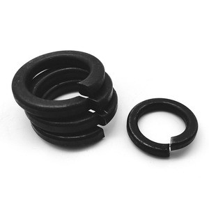 Çinko kaplama Tang biter GB7244 bahar kilit yıkayıcılar ile DIN127 siyah oksit karbon çelik yaylı yıkayıcı - Product Image 5
