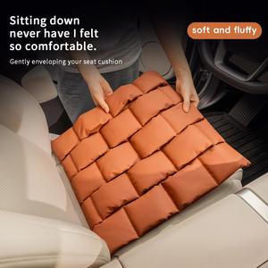 Hot-selling Luxury Car Seat Cushion, Anti-stain Leather, Cloud Cotton, Breathable, Non-slip, Durable, Universal Seat Cushion. - Product Image 3