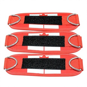 Sangle de cheville à résistance par câble, réglable avec fermeture auto-agrippante, en néoprène et élasthanne, accessoire de fitness pour l'entraînement des jambes et des muscles en salle de sport - Product Image 1