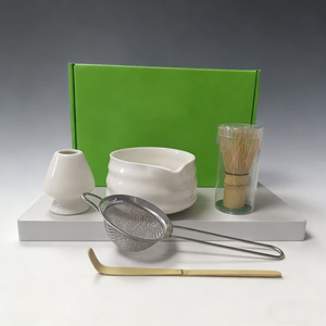 Yeni Moda Matcha Seti Matcha Kasesi Bambu Çırpıcı Çırpıcı Tutucu Bambu Kaşık Matcha Süzgeci - Product Image 6