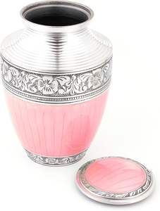 Long-Lasting Metal Urn <b>for</b> <b>Ashes</b> Cremation Container with Elegant Look <b>for</b> Memorial Ceremonies Home Decor or Keepsake Use - Product Image 5