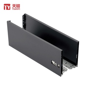 Heavy Duty Steel Slim Silent Riding Rail Box <b>Drawer</b> <b>Slide</b> Soft Closing Furniture Cabinet Accessory Bedroom Dining Kitchen - Product Image 2
