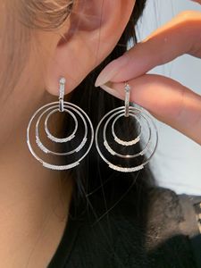 Pendientes de Novia Xinfly de Lujo en Oro de 18k con Corte Brillante Redondo Natural Color H, Hipoalergénicos y Duraderos para Piel Sensible - Product Image 5