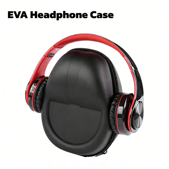 Portable Travel Hard EVA Headphone Storage Case Custom Logo Dustproof Bluetooth Earphone Tool Case Headset Protective Case