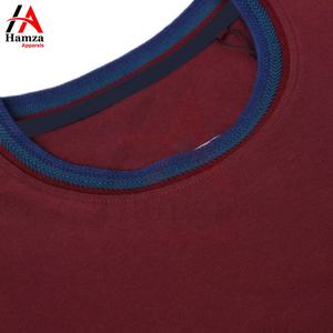 High Quality <b>T</b> <b>Shirt</b> For <b>Men</b> Solid Pattern Heavy Weight Ringer Round <b>Collar</b> Casual Wear Wholesale <b>Men's</b> <b>T</b>-<b>Shirts</b> - Product Image 3