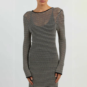 Rifilatura personalizzata 2023 collina serena, eleganti abiti da sera con perline da donna con maniche a mantello nero/ - Product Image 6