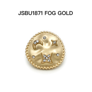 Cao cấp không thường xuyên sao mặt trăng nổi Rhinestone nút trang trí cho phụ nữ Tops phù hợp với đa năng Kẽm hợp kim jeans-nút - Product Image 5