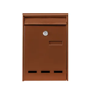 Custom Letter Box Outdoor Post Box Wall Mount Mailbox Metal European Style Metal Mailbox For Letters On Entrance Door