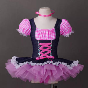 Mädchen Patriotisches Cheerleader-Kostüm Uniform Rock Gestreiftes Matrosenmädchen Marine Ballett-Tanzkostüm Bühnenauftritts-Kostüm - Product Image 4