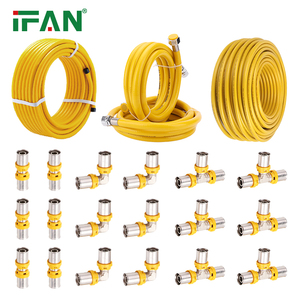 IFAN <span class=keywords><strong>Comprar</strong></span> precio <span class=keywords><strong>de</strong></span> fábrica PEX Accesorios 16-32mm PEX Conector <span class=keywords><strong>de</strong></span> tubería Sistema <span class=keywords><strong>de</strong></span> gas Ajuste <span class=keywords><strong>de</strong></span> prensa <span class=keywords><strong>de</strong></span> latón - Product Image 1
