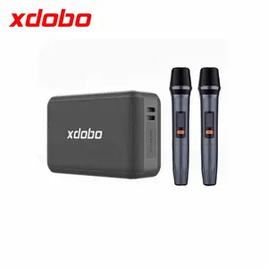 XDOBO X8 Pro 120W Set mikrofon TWS AUX, pemutar musik Audio luar ruangan, pengeras suara portabel Boombox Speaker Bluetooth