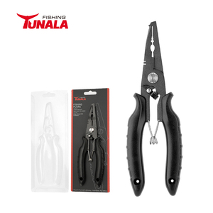 Alicate de pesca de 7 polegadas Scissor Multitool Gancho Removedor Linha Cortador Split Anel Removedor Ferramenta Iscas Ferramentas e Equipamentos de Pesca - Product Image 1
