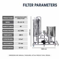 Sistem Filtrasi Otomatis Baja Tahan Karat Food Grade untuk Minuman, Lilin, Jus, Bir, Sirup, dan Minyak Goreng