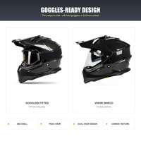Casque de moto double usage certifié DOT, coque ABS, double visière, logo personnalisé, fabrication OEM, vente en gros, approvisionnement en vrac