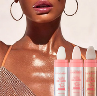 HANDAIYAN Fairy Bomb Poudre Libre Illuminatrice 3 Couleurs Scintillante Éclatante Imperméable Protection Solaire Végane Maquillage Professionnel