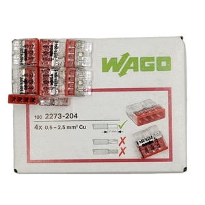 Wagos ขั้วต่อสายแบบกด4 <span class=keywords><strong>204</strong></span> <span class=keywords><strong>2273</strong></span>เส้นใสขั้วต่อแบบ<span class=keywords><strong>204</strong></span> <span class=keywords><strong>2273</strong></span>สายแบบเร็วขั้วต่อไฟฟ้า4ตำแหน่ง - Product Image 5