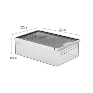 Caja de Cría para Reptiles de Plástico ABS con Ventilación de Malla, Terrario a Prueba de Escape para <span class=keywords><strong>Tarántulas</strong></span>, Geckos, Serpientes y Serpientes de Maíz, Venta al por Mayor OEM - Product Image 2