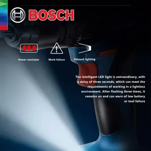 Taladro eléctrico <span class=keywords><strong>Bosch</strong></span> GSB183-LI, destornillador, taladro percutor inalámbrico, 56 Nm de torsión, herramientas eléctricas multiusos para madera, piedra y metal - Product Image 6
