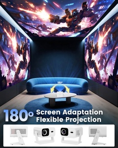 Proyector de Video Inteligente Android 4K, Resolución Nativa 1080P, Cine <span class=keywords><strong>en</strong></span> Casa, Películas, Teléfono 5G, Juegos Inalámbricos, Reuniones, Proyector Digital Wifi - Product Image 4