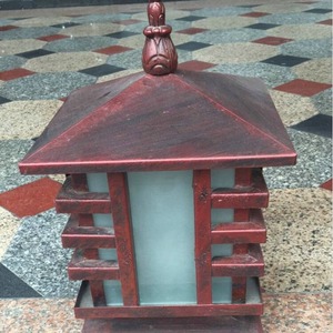 Lámpara de pilar LED retro china para exteriores, cuerpo de aluminio, montaje semiempotrado para iluminación de pared de jardín o villa. - Product Image 3