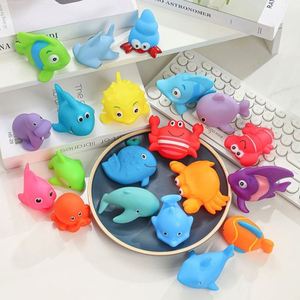 Jouet de bain sonore en vinyle en forme personnalisée de poisson ou de tortue pour enfants, interaction bébé - Product Image 4