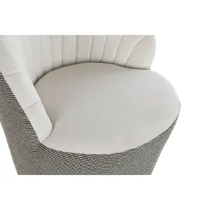 Polyester <b>Armchair</b> <b>White</b> 69x66x85cm Henthe Leg - Product Image 2