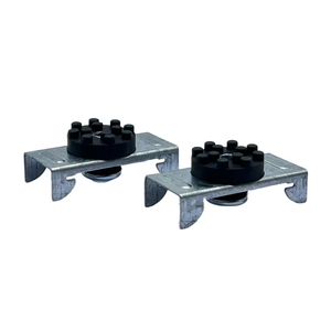 Système d'insonorisation en profilés d'acier galvanisé, clip silencieux RIC, emballage en carton, clip d'isolation acoustique résilient - Product Image 1