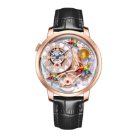 Montre HANBORO squelette en or rose avec cristaux, cadran nacre, mouvement à quartz, 38 mm, étanche, bracelet en acier inoxydable et cuir, montre de luxe pour femme
