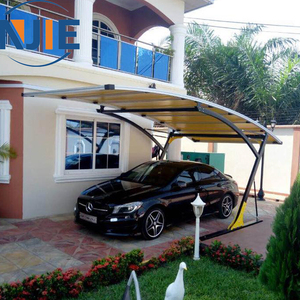 Vente en gros de garages carport en porte-à-faux en aluminium 20x20ft de haute qualité personnalisés simples pour 2 voitures nature pratique parking - Product Image 4