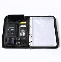 Carpeta de Archivos Expandible Impermeable con Cubierta de Lino, Carpeta de Documentos con Cierre, Organizador de Bolsillo para Oficina, Carpeta A4/A5
