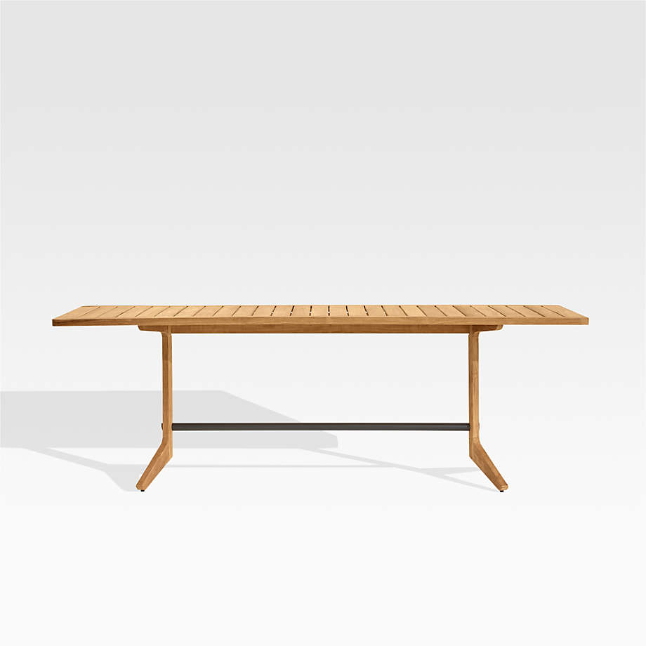 Wholesale outdoor furniture hotel garden all-weather high quality solid teak bench table chairs dining set